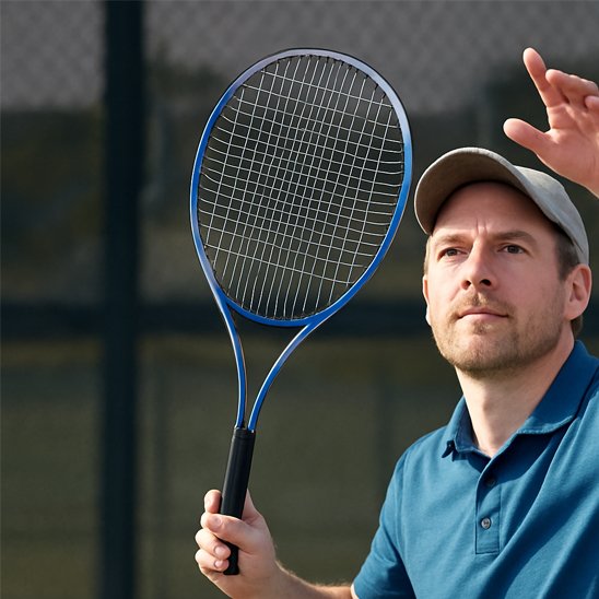 Raquette de tennis pour apprendre à jouer