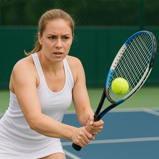 Raquette de tennis pour du jeu intense